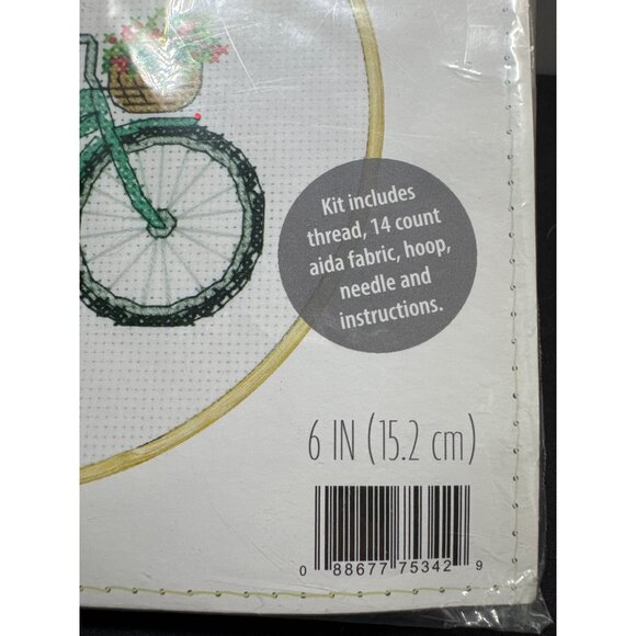 Enjoy The Ride Cross Stitch Kit By Dimensions  Kit Includes Thread 14 Count Aida - Picture 3 of 5